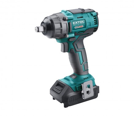 utahovák rázový 1/2“ aku SHARE20V, 250Nm, BRUSHLESS, 20V Li-ion, 2000mAh