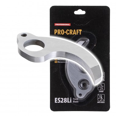 Náhradní spodní nůž na Aku nůžky Procraft ES28Li  ES28Li Fixed Blade
