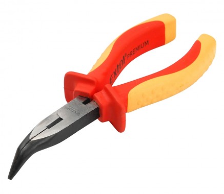 kliešte polkruhové zahnuté, 160mm, 1000V, VDE / GS, EXTOL PREMIUM