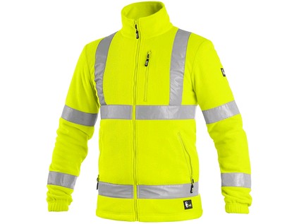 Bunda CXS PRESTON, výstražná, žlutá, vel. 2XL