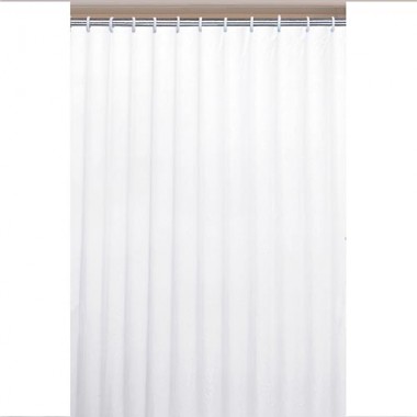 AQUALINE Záves 180x200cm, 100% polyester, jednofarebný biely 0201104 B