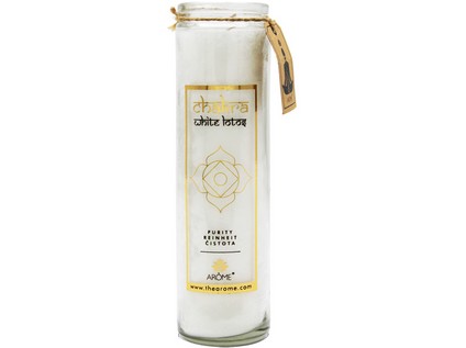 svíčka vonná sklo ČERSTVÝ LEN 320g (hoří 100hod)