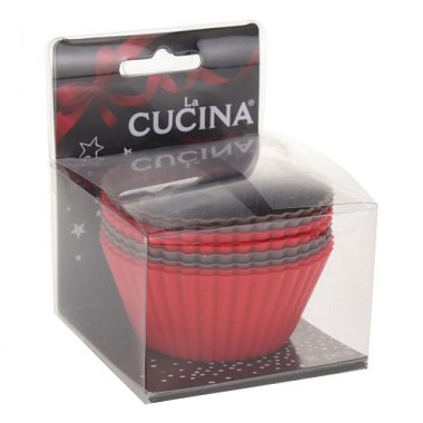 Košíček na pečenie 70x35mm silikón mix farieb (8ks)