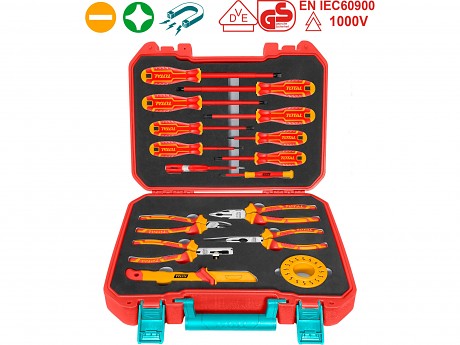Sada elektrikářského nářadí, 16ks, 1000V, VDE