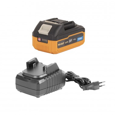 Sada aku baterie Procraft 20/4 Turbo + nabíječka Procraft 20/1  S20-4TURBO/20-1