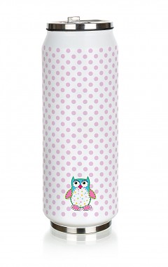 termoska 0,43l plechovka BE COOL SOVA