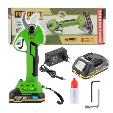 Aku nůžky na větve Procraft ES25Li  ES25Li