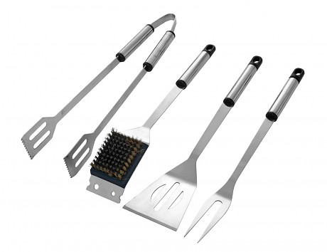 nářadí grilovací BBQ nerez sada 4díl.