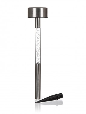 lampa solární NEON pr.5,5cm v.33cm nerez