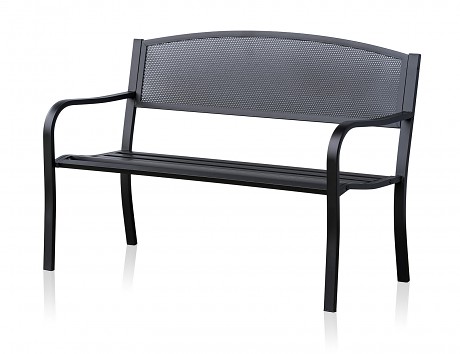 lavička zahradní LOCARNO 127x60x85cm ocel/dřev.