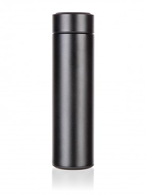 termoska 0,47l TREK, s teploměrem, nerez ČER