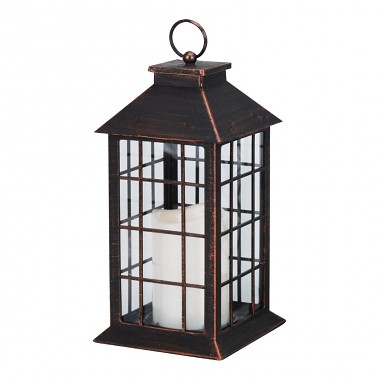 ProGarden Lucerna s LED svíčkou 28 cm