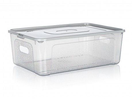 box úložný MULTIBOX 11l, 39x26x13cm, víko, klip, PH