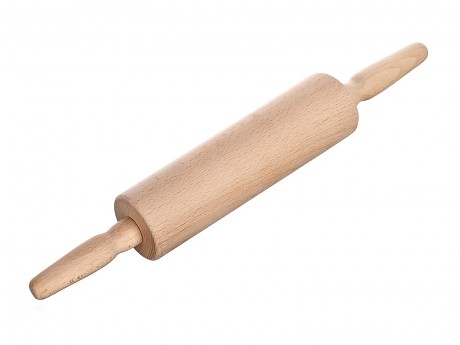 váleček na těsto obouruč. BRILLANTE 39x6cm dřev.