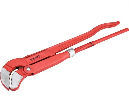 hasák, S 'typ, kovaný, 420mm, čeľuste 1,5', EXTOL PREMIUM