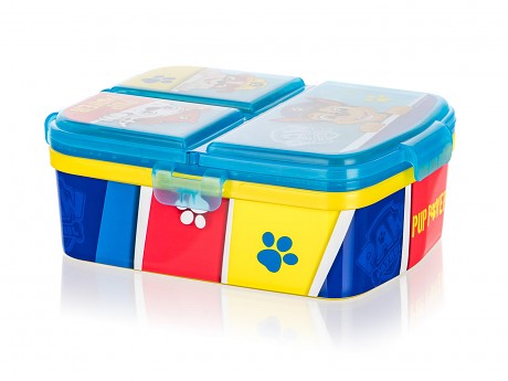 box svačinový 17,5x13cm PATROLA s klick.uz. dělený PH