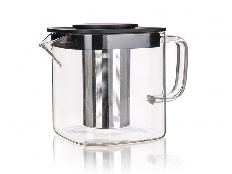 konvice KIRSTY 0,75l skl.se sítkem, víčko PH, rukojeť skl.