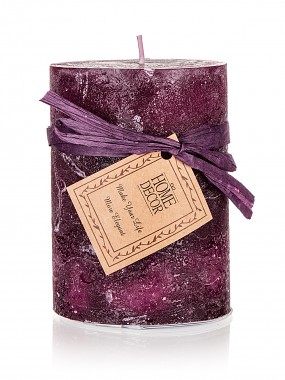 svíčka pr.6,8x9,5cm PURPLE