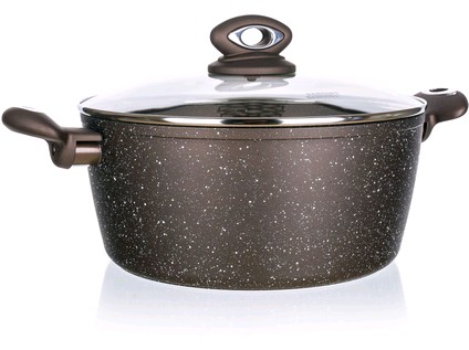 hrniec 24x10,5cm 4,2 l nepřiln.povrch PREMIUM Dark Brown