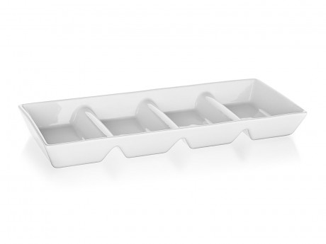 miska dělená 33,7x13,7cm porcelán BIANCA
