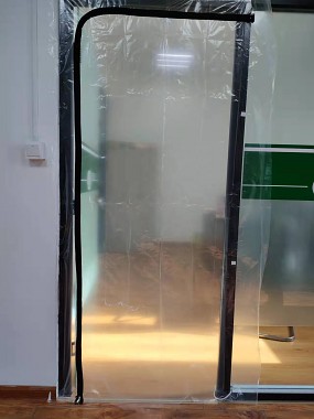 folie protiprachová dveře se zipem typ L