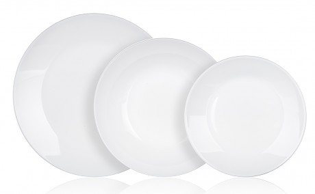 sada jídelní ZELIE 18díl. skleněná BÍ