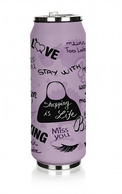 termoska 0,43l plechovka BE COOL TEENAGER GIRLS FI