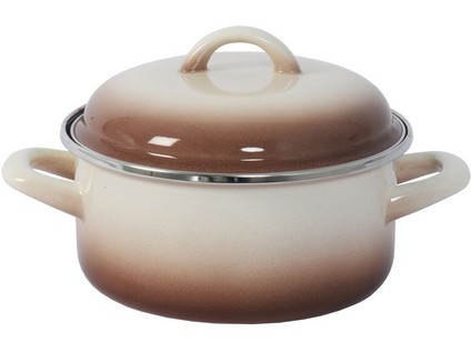 Metalac Kastról s pokrievkou Capuccino 16cm 1,5l
