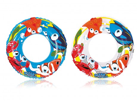 kruh nafukovací 50cm OCEAN FUN mix