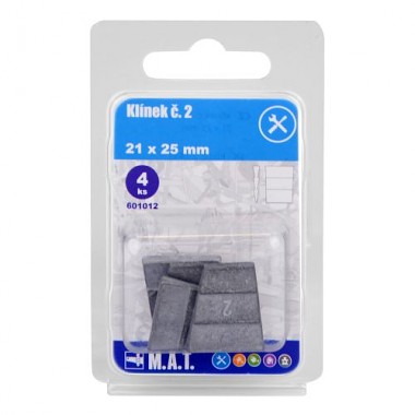 - Klin č.2, 21x25mm (4ks)