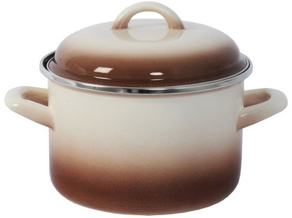 Metalac Hrniec s pokrievkou Capuccino 16cm 2l