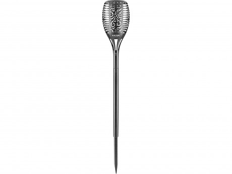 pochodeň LED s plameňom, 79cm, solárne nabíjanie, 35lm