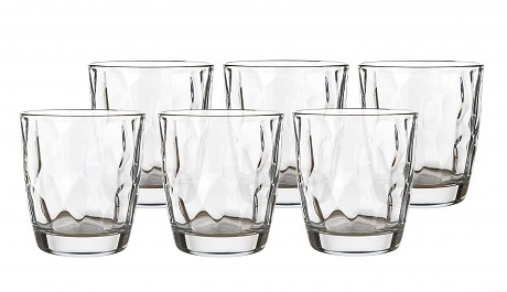sklenice 300ml DIAMOND čirá (6ks)