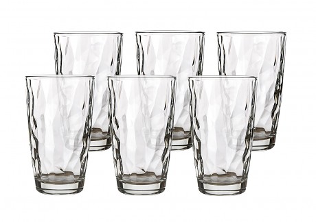 sklenice 470ml DIAMOND čirá (6ks)
